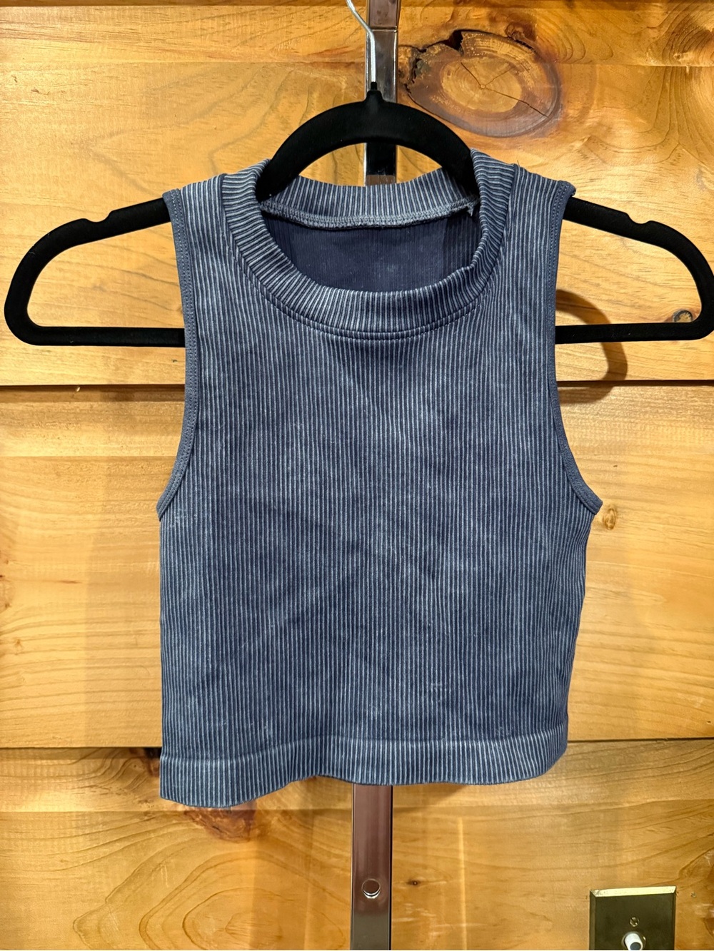 Women’s Ribbed Tank Top - Acid Wash